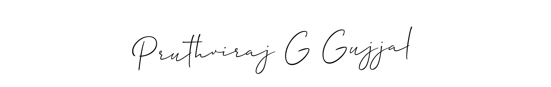 Once you've used our free online signature maker to create your best signature Allison_Script style, it's time to enjoy all of the benefits that Pruthviraj G Gujjal name signing documents. Pruthviraj G Gujjal signature style 2 images and pictures png