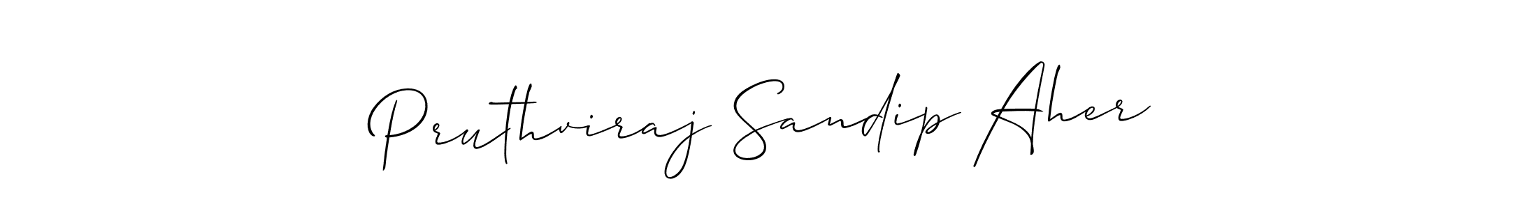 Also You can easily find your signature by using the search form. We will create Pruthviraj Sandip Aher name handwritten signature images for you free of cost using Allison_Script sign style. Pruthviraj Sandip Aher signature style 2 images and pictures png
