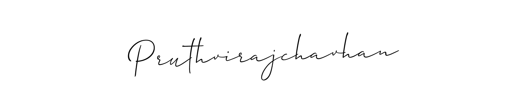 Design your own signature with our free online signature maker. With this signature software, you can create a handwritten (Allison_Script) signature for name Pruthvirajchavhan. Pruthvirajchavhan signature style 2 images and pictures png