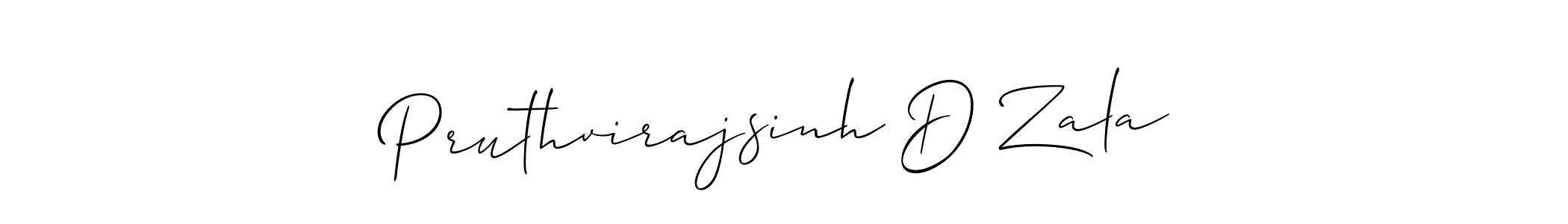Make a beautiful signature design for name Pruthvirajsinh D Zala. Use this online signature maker to create a handwritten signature for free. Pruthvirajsinh D Zala signature style 2 images and pictures png
