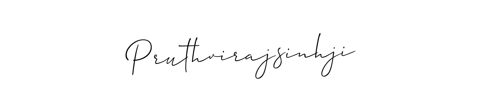 Make a short Pruthvirajsinhji signature style. Manage your documents anywhere anytime using Allison_Script. Create and add eSignatures, submit forms, share and send files easily. Pruthvirajsinhji signature style 2 images and pictures png