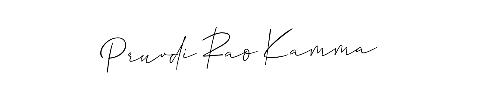 See photos of Pruvdi Rao Kamma official signature by Spectra . Check more albums & portfolios. Read reviews & check more about Allison_Script font. Pruvdi Rao Kamma signature style 2 images and pictures png
