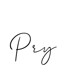 How to make Pry signature? Allison_Script is a professional autograph style. Create handwritten signature for Pry name. Pry signature style 2 images and pictures png