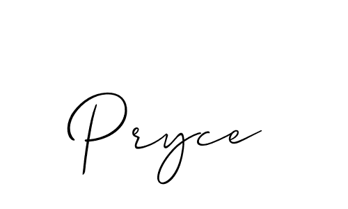 Also we have Pryce name is the best signature style. Create professional handwritten signature collection using Allison_Script autograph style. Pryce signature style 2 images and pictures png