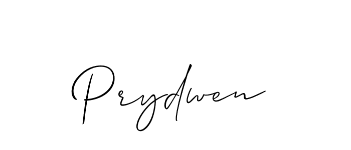 Allison_Script is a professional signature style that is perfect for those who want to add a touch of class to their signature. It is also a great choice for those who want to make their signature more unique. Get Prydwen name to fancy signature for free. Prydwen signature style 2 images and pictures png