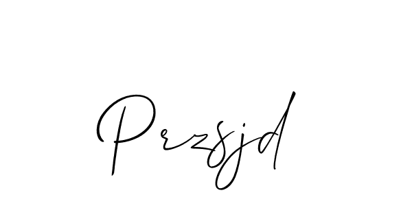 Create a beautiful signature design for name Przsjd. With this signature (Allison_Script) fonts, you can make a handwritten signature for free. Przsjd signature style 2 images and pictures png