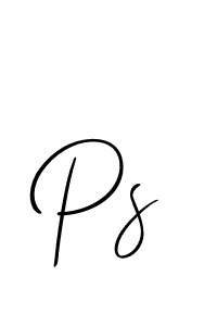 Ps stylish signature style. Best Handwritten Sign (Allison_Script) for my name. Handwritten Signature Collection Ideas for my name Ps. Ps signature style 2 images and pictures png