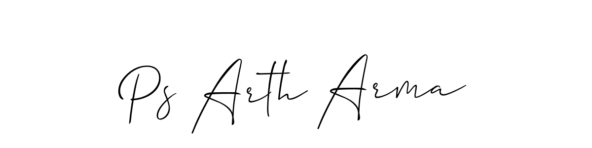 Best and Professional Signature Style for Ps Arth Arma. Allison_Script Best Signature Style Collection. Ps Arth Arma signature style 2 images and pictures png