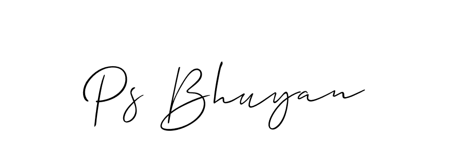 Make a beautiful signature design for name Ps Bhuyan. Use this online signature maker to create a handwritten signature for free. Ps Bhuyan signature style 2 images and pictures png