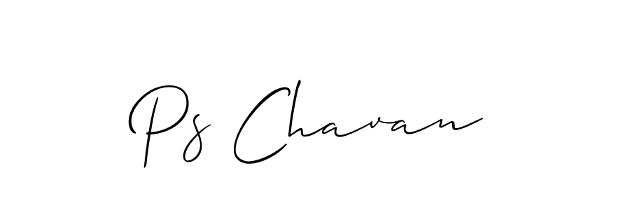 Similarly Allison_Script is the best handwritten signature design. Signature creator online .You can use it as an online autograph creator for name Ps Chavan. Ps Chavan signature style 2 images and pictures png