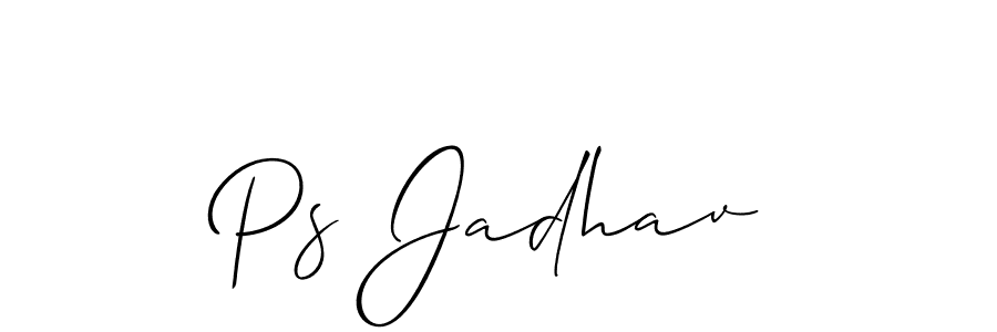 Make a short Ps Jadhav signature style. Manage your documents anywhere anytime using Allison_Script. Create and add eSignatures, submit forms, share and send files easily. Ps Jadhav signature style 2 images and pictures png