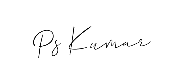 Once you've used our free online signature maker to create your best signature Allison_Script style, it's time to enjoy all of the benefits that Ps Kumar name signing documents. Ps Kumar signature style 2 images and pictures png