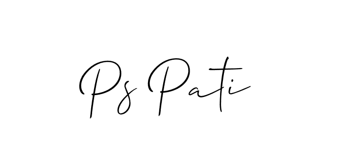 Check out images of Autograph of Ps Pati name. Actor Ps Pati Signature Style. Allison_Script is a professional sign style online. Ps Pati signature style 2 images and pictures png