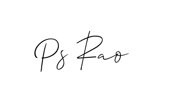 You can use this online signature creator to create a handwritten signature for the name Ps Rao. This is the best online autograph maker. Ps Rao signature style 2 images and pictures png