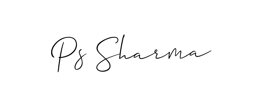 This is the best signature style for the Ps Sharma name. Also you like these signature font (Allison_Script). Mix name signature. Ps Sharma signature style 2 images and pictures png