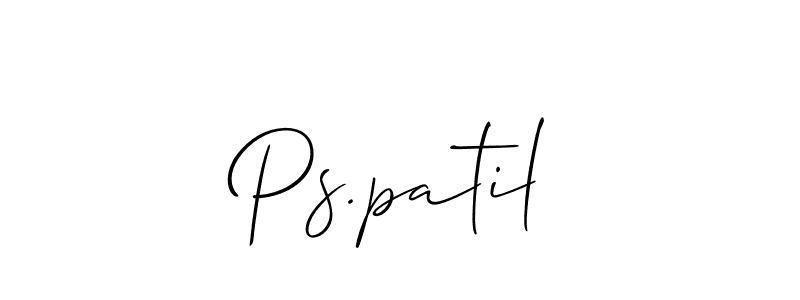 See photos of Ps.patil official signature by Spectra . Check more albums & portfolios. Read reviews & check more about Allison_Script font. Ps.patil signature style 2 images and pictures png