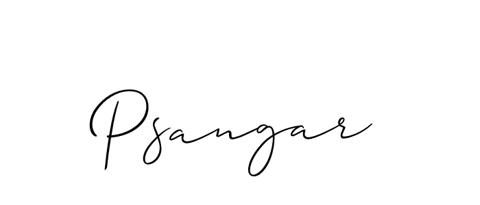 Psangar stylish signature style. Best Handwritten Sign (Allison_Script) for my name. Handwritten Signature Collection Ideas for my name Psangar. Psangar signature style 2 images and pictures png