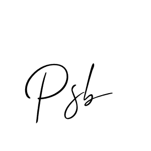 Also we have Psb name is the best signature style. Create professional handwritten signature collection using Allison_Script autograph style. Psb signature style 2 images and pictures png