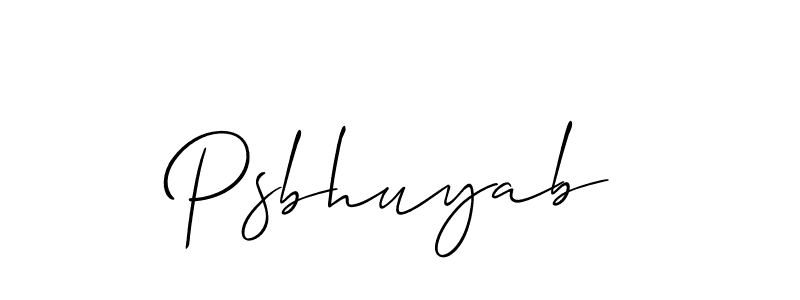 See photos of Psbhuyab official signature by Spectra . Check more albums & portfolios. Read reviews & check more about Allison_Script font. Psbhuyab signature style 2 images and pictures png