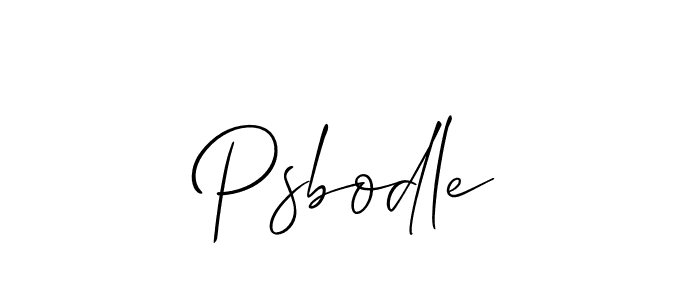 How to make Psbodle name signature. Use Allison_Script style for creating short signs online. This is the latest handwritten sign. Psbodle signature style 2 images and pictures png