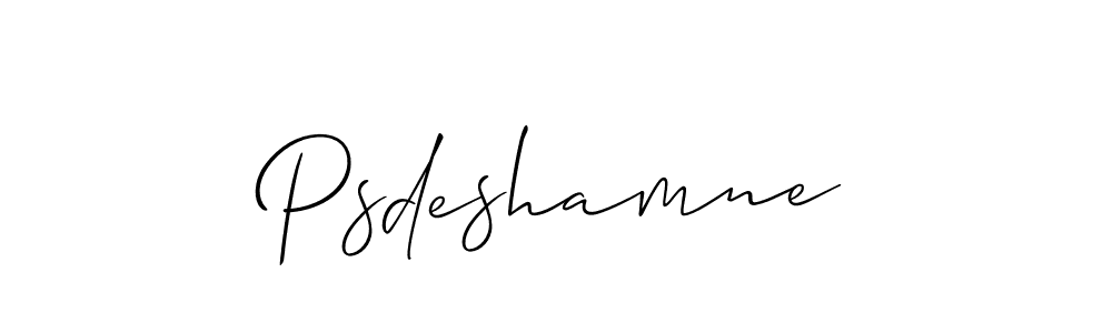 Best and Professional Signature Style for Psdeshamne. Allison_Script Best Signature Style Collection. Psdeshamne signature style 2 images and pictures png