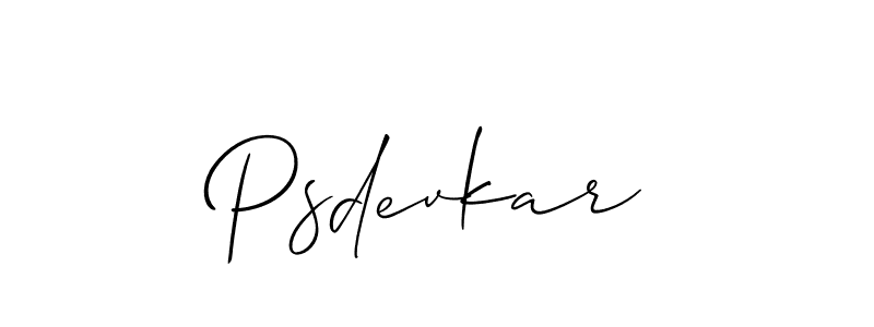 Once you've used our free online signature maker to create your best signature Allison_Script style, it's time to enjoy all of the benefits that Psdevkar name signing documents. Psdevkar signature style 2 images and pictures png