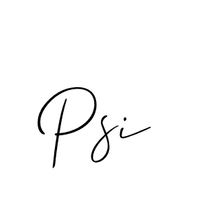 Best and Professional Signature Style for Psi. Allison_Script Best Signature Style Collection. Psi signature style 2 images and pictures png