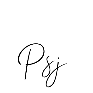 How to make Psj name signature. Use Allison_Script style for creating short signs online. This is the latest handwritten sign. Psj signature style 2 images and pictures png