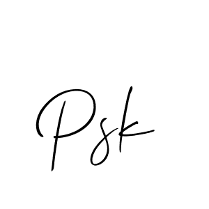 It looks lik you need a new signature style for name Psk. Design unique handwritten (Allison_Script) signature with our free signature maker in just a few clicks. Psk signature style 2 images and pictures png