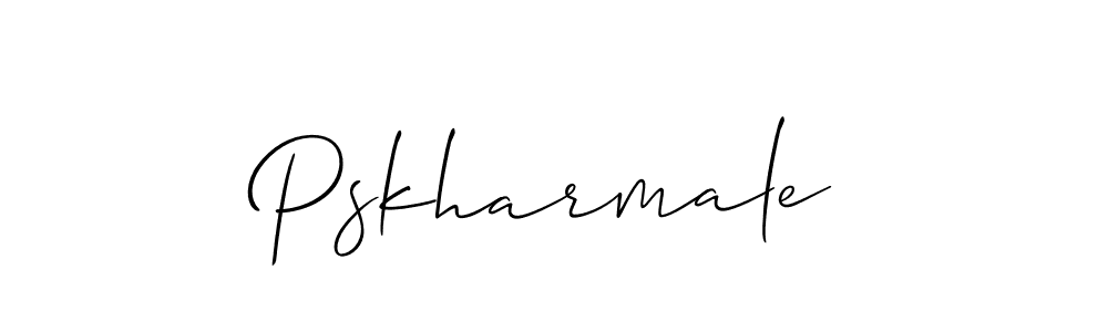 Best and Professional Signature Style for Pskharmale. Allison_Script Best Signature Style Collection. Pskharmale signature style 2 images and pictures png