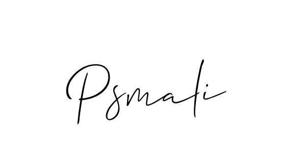 How to make Psmali signature? Allison_Script is a professional autograph style. Create handwritten signature for Psmali name. Psmali signature style 2 images and pictures png