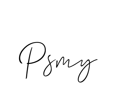 You can use this online signature creator to create a handwritten signature for the name Psmy. This is the best online autograph maker. Psmy signature style 2 images and pictures png