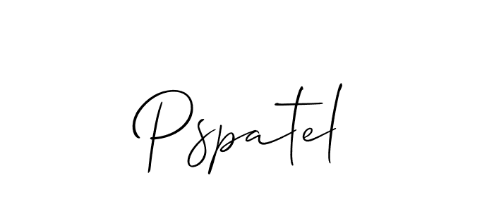 How to Draw Pspatel signature style? Allison_Script is a latest design signature styles for name Pspatel. Pspatel signature style 2 images and pictures png