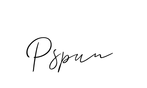 How to Draw Pspun signature style? Allison_Script is a latest design signature styles for name Pspun. Pspun signature style 2 images and pictures png