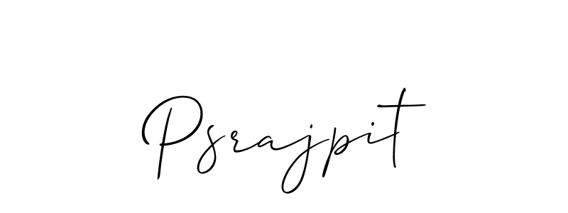 You can use this online signature creator to create a handwritten signature for the name Psrajpit. This is the best online autograph maker. Psrajpit signature style 2 images and pictures png