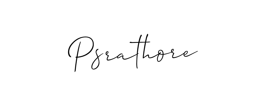 Also You can easily find your signature by using the search form. We will create Psrathore name handwritten signature images for you free of cost using Allison_Script sign style. Psrathore signature style 2 images and pictures png