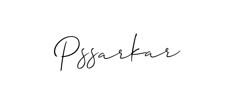 Allison_Script is a professional signature style that is perfect for those who want to add a touch of class to their signature. It is also a great choice for those who want to make their signature more unique. Get Pssarkar name to fancy signature for free. Pssarkar signature style 2 images and pictures png