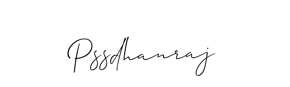 The best way (Allison_Script) to make a short signature is to pick only two or three words in your name. The name Pssdhanraj include a total of six letters. For converting this name. Pssdhanraj signature style 2 images and pictures png