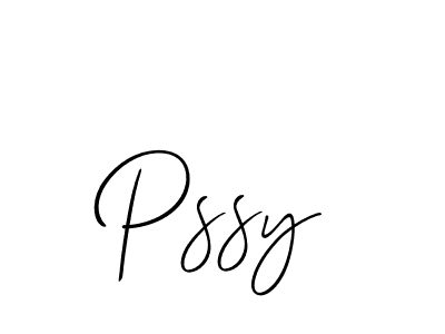 Use a signature maker to create a handwritten signature online. With this signature software, you can design (Allison_Script) your own signature for name Pssy. Pssy signature style 2 images and pictures png