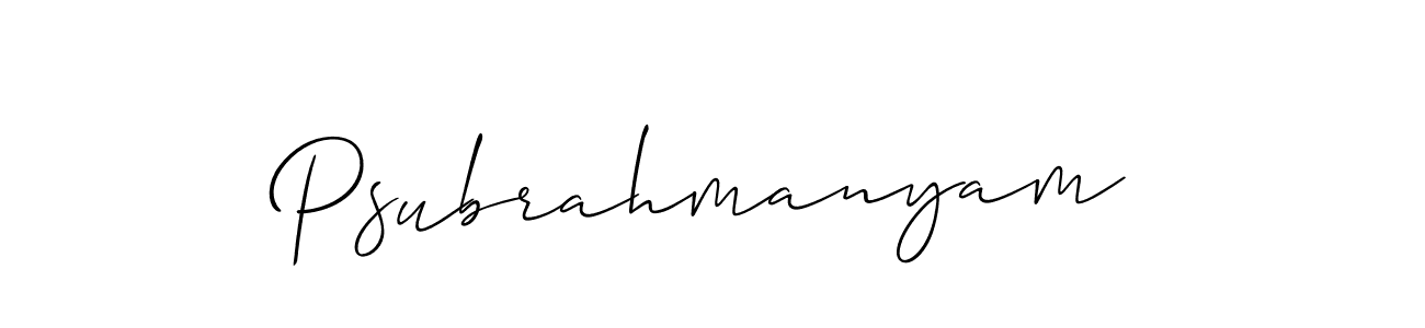 You can use this online signature creator to create a handwritten signature for the name Psubrahmanyam. This is the best online autograph maker. Psubrahmanyam signature style 2 images and pictures png