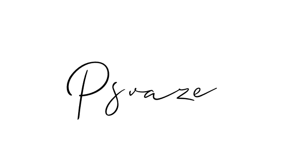 How to make Psvaze name signature. Use Allison_Script style for creating short signs online. This is the latest handwritten sign. Psvaze signature style 2 images and pictures png