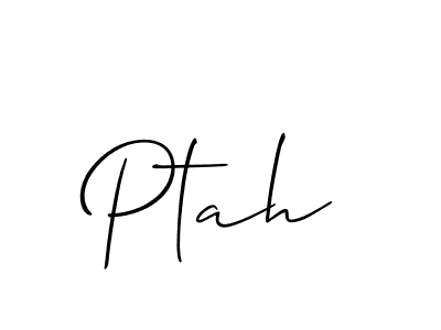 Ptah stylish signature style. Best Handwritten Sign (Allison_Script) for my name. Handwritten Signature Collection Ideas for my name Ptah. Ptah signature style 2 images and pictures png