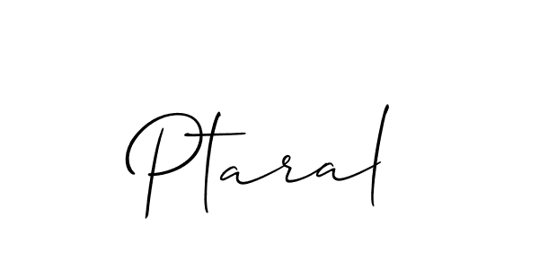 How to Draw Ptaral signature style? Allison_Script is a latest design signature styles for name Ptaral. Ptaral signature style 2 images and pictures png