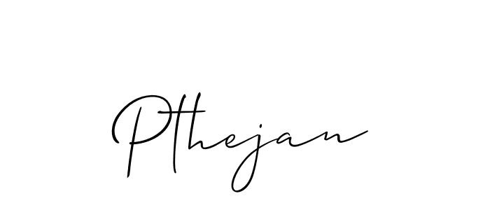 Once you've used our free online signature maker to create your best signature Allison_Script style, it's time to enjoy all of the benefits that Pthejan name signing documents. Pthejan signature style 2 images and pictures png