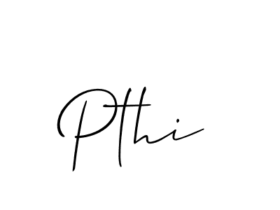 Pthi stylish signature style. Best Handwritten Sign (Allison_Script) for my name. Handwritten Signature Collection Ideas for my name Pthi. Pthi signature style 2 images and pictures png