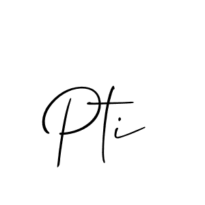 Similarly Allison_Script is the best handwritten signature design. Signature creator online .You can use it as an online autograph creator for name Pti. Pti signature style 2 images and pictures png