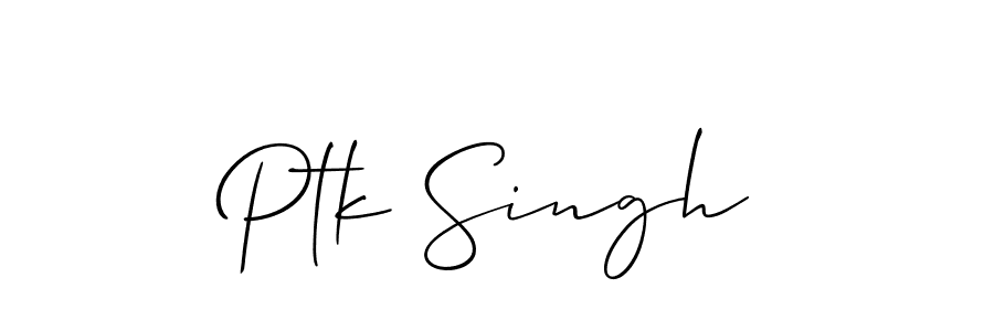 This is the best signature style for the Ptk Singh name. Also you like these signature font (Allison_Script). Mix name signature. Ptk Singh signature style 2 images and pictures png