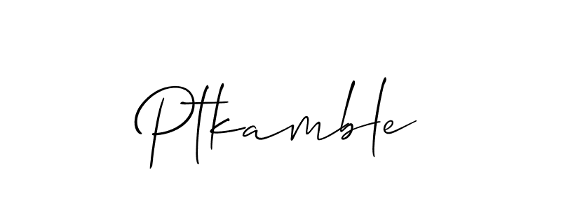 Make a beautiful signature design for name Ptkamble. Use this online signature maker to create a handwritten signature for free. Ptkamble signature style 2 images and pictures png