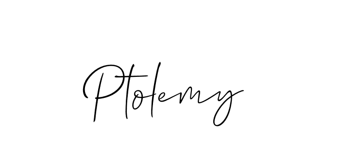 Make a beautiful signature design for name Ptolemy. With this signature (Allison_Script) style, you can create a handwritten signature for free. Ptolemy signature style 2 images and pictures png