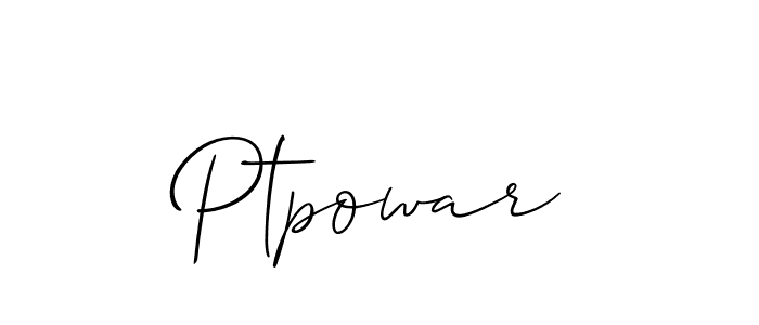 if you are searching for the best signature style for your name Ptpowar. so please give up your signature search. here we have designed multiple signature styles  using Allison_Script. Ptpowar signature style 2 images and pictures png